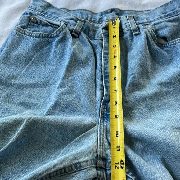 ⭐️ Faded Glory vintage light wash denim jeans high rise women 12